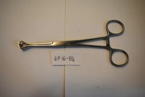 MDS 6416016 BABCOCK INTESTINAL CLAMP 6 1/4" 8MM TIP - Picture 1 of 2