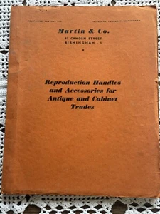 Martin & Co Camden St Birmingham Cabinet Handles Vintage Trade Catalogue 1966 - Picture 1 of 9