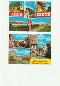 MAINTAL - Hochstadt   ---  2  verschiedene color AK --- - Picture 1 of 1