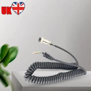 HM-36 8 Pins Walkie Talkie Speaker Microphone Spring Cable for ICOM IC-449C 229C - Afbeelding 1 van 12