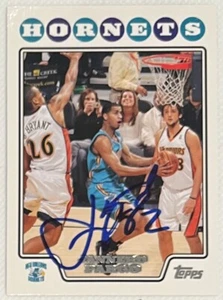 Jannero Pargo autographed Basketball Card (New Orleans Hornets) 2008 Topps #81 - Picture 1 of 2