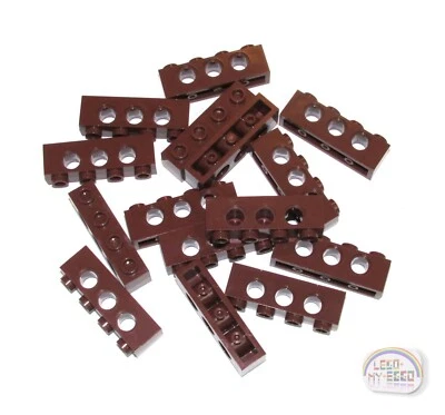 LEGO Technic - 15 x Tech Brick - 4L - Red Brown - New - (EV3, Robot, 3701) - Image 1 of 4
