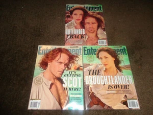 ENTERTAINMENT WEEKLY SEPT 1,2017 OUTLANDER SAM & CAITRIONA PICK A COVER~NO LABEL - Picture 1 of 4