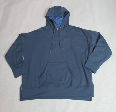 Athletic Works Hoodie Women XL 16-18 Blue Fleece Pullover Sweatshirt Active Cozy - Image 1 of 4