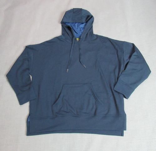 VETEMENTS Felpa con cappuccio Athletic Works donna XL 16 18 blu pile pullover felpa attiva accogliente