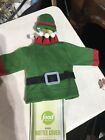 New Food Network Christmas Elf  Themed Wine Bottle Cover  GREAT GIFT ITEM Fun