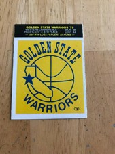 1979 Fleer NBA Basketball Golden State Warriors Hi-Gloss Sticker