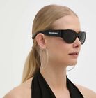 New Balenciaga Bb0330sk-001 Black Sunglasses