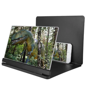 Mobile Phone Screen Magnifier Video HD Amplifier Enlarge Screen Stand Bracke Hot - Foto 1 di 8