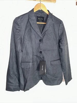Ladies Massimo Dutti 100% Linen Blazer. New Tagged Size 8 - Image 1 of 4
