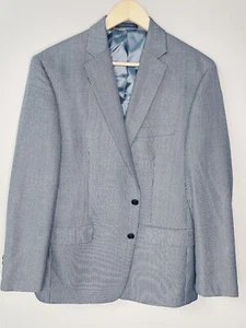 Ralph Lauren 42R Men's Bird's Eye Blazer Suit Jacket Sport Coat Black White - Picture 1 of 5