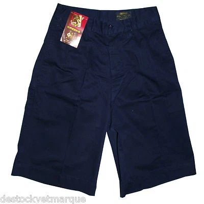 CREEKS Mens Navy Blue Clip On Bermuda Shorts Size 34 FR - Image 1 of 2