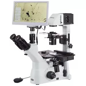 40X-1500X Infinity Kohler Plan Inverted Microscope with Real-time Imaging system - Picture 1 of 10