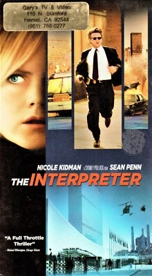 The INTERPRETER- Nicole Kidman Sean Penn- U.N. Spy Thriller VHS LN - Image 1 of 2