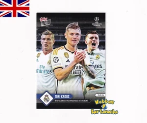 2024 Topps NOW UCL 132 Toni Kroos Base Real Madrid Champions League - Picture 1 of 1