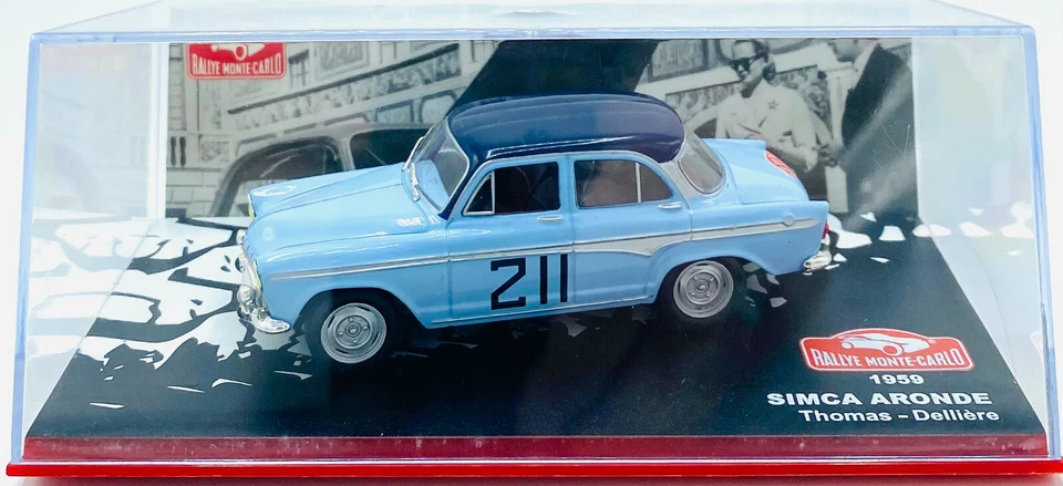 EBOND Modellino Simca Aronde Rallye Monte Carlo Thomas - Dellière - 1:43 - 0269 - Immagine 1 di 1