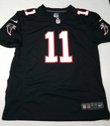 Nike Jersey Youth Large 14/16 Black Atlanta Falcons 11 Julio Jones On Field NFL Cover