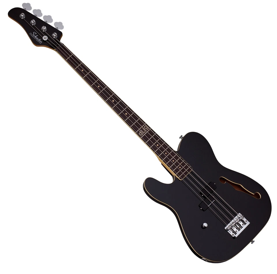 Schecter Signature dUg Pinnick Baron-H Left-Handed Electric Bass Gloss Black - Image 1 of 1
