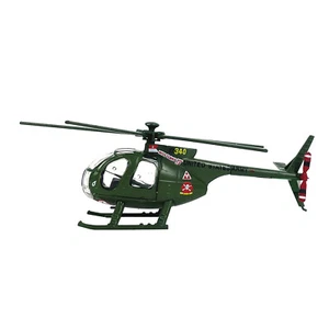 Alloy 1/100 Scale US Army OH-6A Cayuse Helicopter Model Collection Display Toy - Picture 1 of 24