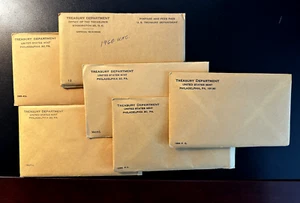 Proof/Mint Set Lot - 1959, 1960, 1961, 1962, 1963 & 1964 w/original Envelopes - Picture 1 of 7