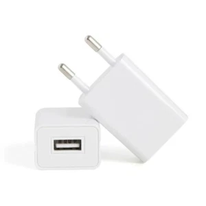 EU Plug USB Wall Charger Europe Power Adapter Universal for iPhone Samsung Phone - Picture 1 of 4