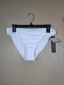La Blanca Women's Island Goddess Solid Hipster Bikini Swimsuit Bottom, White, 10 - Picture 1 of 4