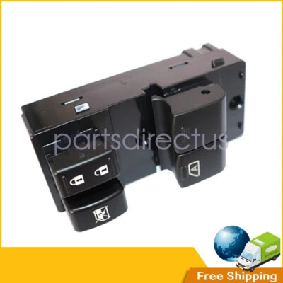 Interruptor de ventana eléctrica 25401-1PA0C nuevo compatible con Nissan NV1500 NV2500 NV3500 2012-2021 Foto 1 de 4