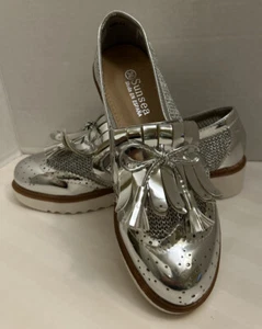 Sunsea Women’s Sliver Shoes/ Fringes &Tassels - Picture 1 of 13