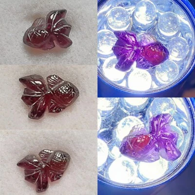 💎Estatuilla gema pez dorado granate umbalita fenomenal e intrincada 3,82 quilates💎 Foto 1 de 4