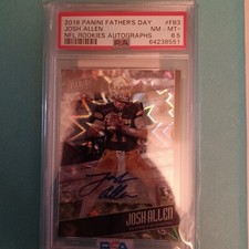 2018 Panini Father's Day Josh Allen RC Rookie AUTO 