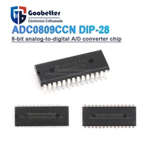 Originale ADC0809CCN 8-Bit ADC DIP-28 IC - NS chip IC foro passante originale - Foto 1 di 4