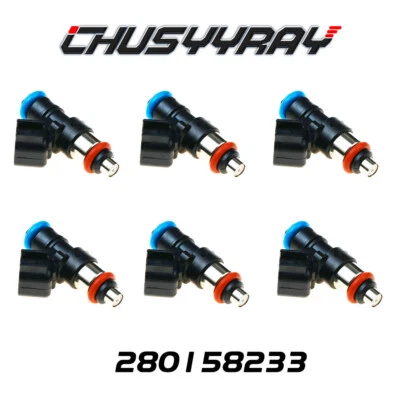 Inyectores de combustible 6X de alta calidad 0280158233 para Ram Promaster 3500 2014-2017 3,6 L Foto 1 de 4