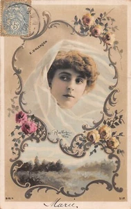 CPA CELEBRITE /E.D'ALENCON /ARTISTE DE CABARET /FEMME 1900 / REUTLINGER - Imagen 1 de 1