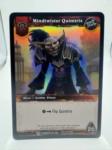 World of Warcraft TCG Elements Foil Hero Mindtwister Quimtrix - Picture 1 of 2
