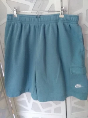 Pantalones cortos deportivos Nike Sportswear Club Cargo polar talla XL azules Foto 1 de 4