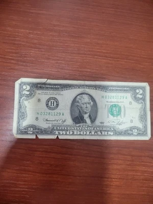 1976 Two $2 Dollar Bill - H03281129A - Image 1 of 4