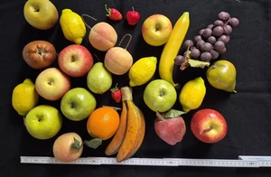Dekoobst 26 teilig, künstliches Obst, künstliche Früchte - Bild 1 von 9