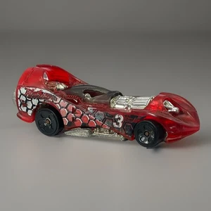 1995 Hot Wheels Power Rocket Clear Red Diecast Car 1:64 No 207 - Picture 1 of 13