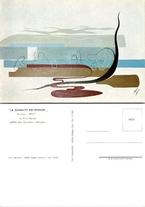 Italia Umbría Perugia San Giustino Pino Nania Esclavitud de los Pensamientos Tarjeta Postal de Colección - Imagen 1 de 6