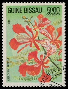 GUINEA BISSAU 520 - Flame Tree "Delonix regia" (pb64753) - Picture 1 of 1
