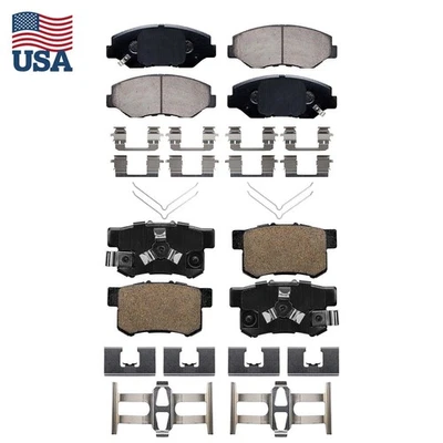 Front and Rear Ceramic Brake Pads for 2005 2006 Honda CR-V 2012-2016 CR-V FWD Foto 1 de 4