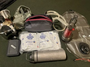 ¡Kit AGUA DE EMERGENCIA! MSR Guardian Purificador 2.5L + 16.9 OZ Filtro Botella GRIS - Imagen 1 de 7