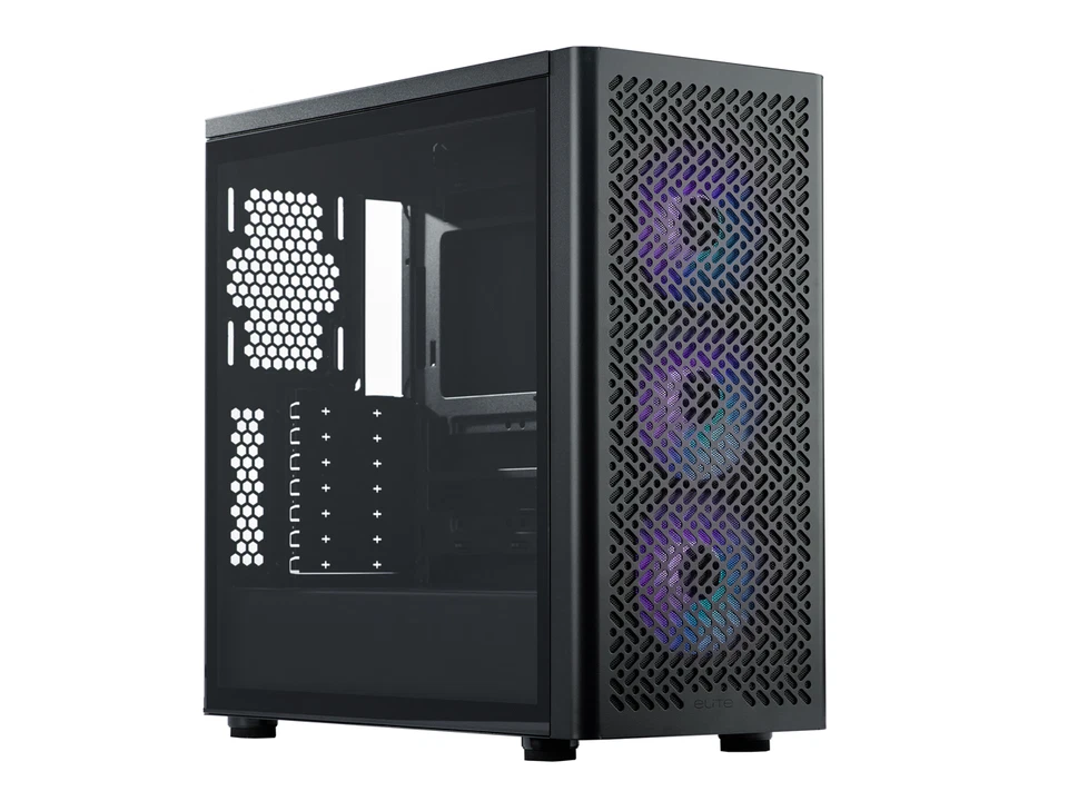 Cooler Master Elite 502 ATX High Airflow Minimalist PC Case, 410mm GPU Max, - Image 1 of 4