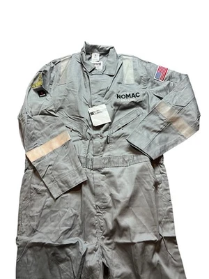 NWT  Crude FR Flame Resistant Coveralls Oil Gas Fire  Gray Men's 52X30 - Image 1 of 4