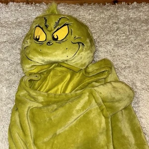 The Grinch Hooded Blanket Green, 30" X 50" - Picture 1 of 4