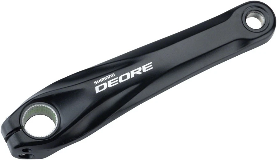 Brazo de manivela izquierdo negro Shimano Deore FC-M617 175 mm Foto 1 de 1