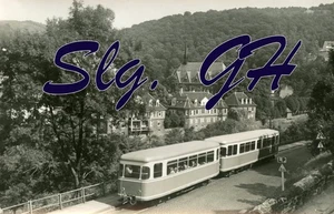 Eisenbahn Foto schwarz weiß Kreis Altena Eisenbahn VT 1+2 Foto Bellingrodt - Bild 1 von 1