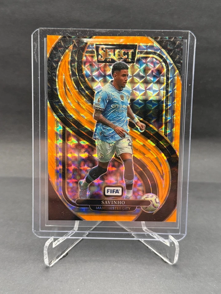 2024-25 Panini Select FIFA Savinho Mezzanine Orange/125 #126 Man City Foto 1 de 2