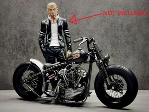 1/6 Scale Custom Made Retro American Motorcycle Pro Build Display Model NIB - Picture 1 of 19