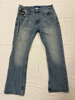 Pantalones de mezclilla Arizona Jean Co para hombre originales bootcut vaquero lavado medio talla 34x32 Foto 1 de 4